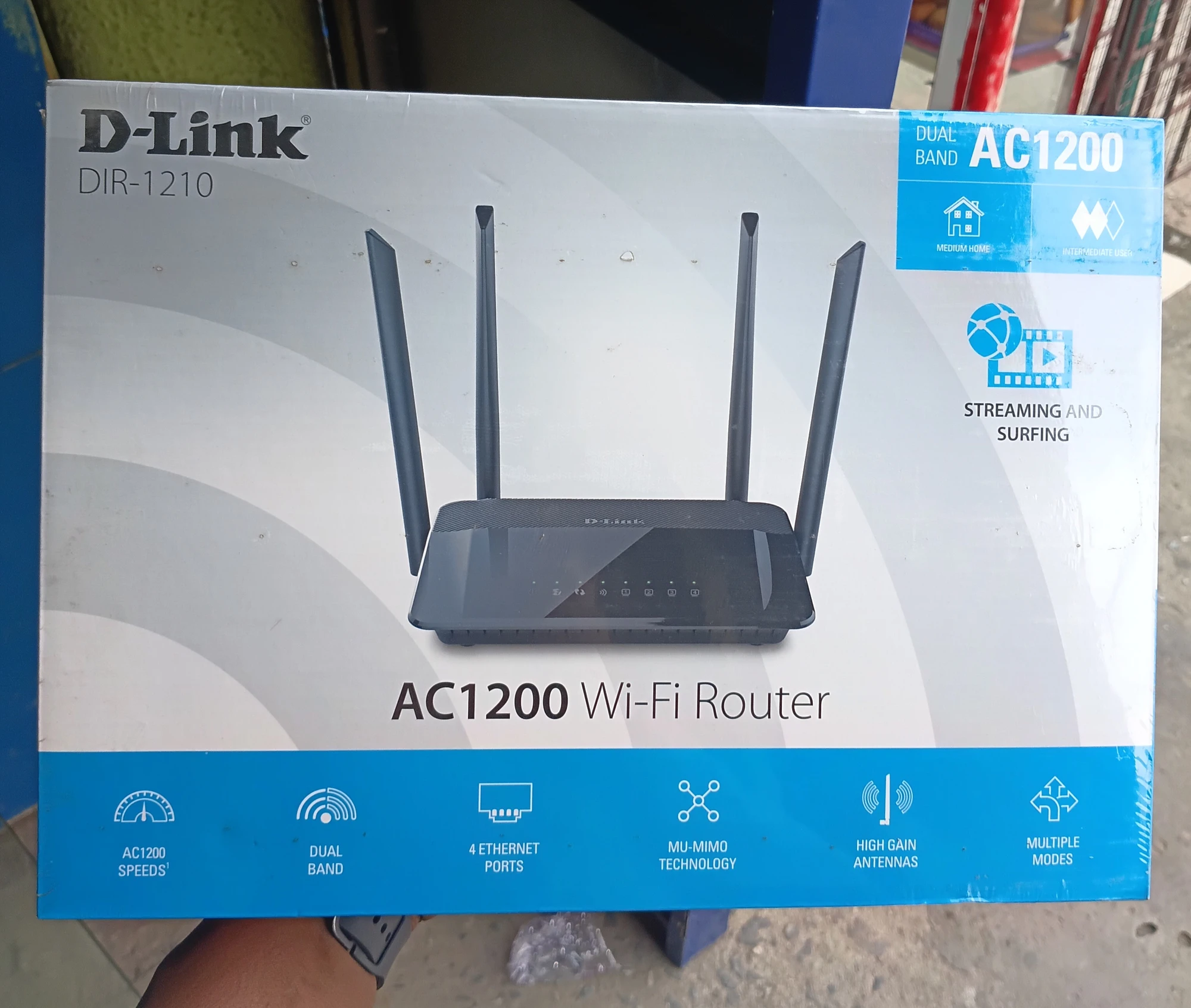 Dlink Ac1200 Wi-Fi Router Dir-1210/Dsbna